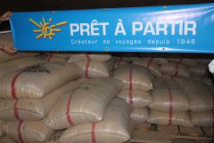 Stock de céréales constitué en février 2013 avec l‘appui du groupe Prêt à Partir